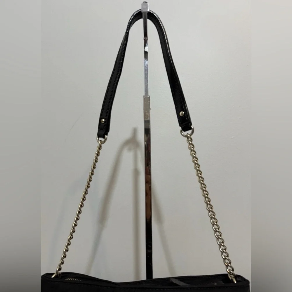 Kate Spade Have Courage Shoulder Bag Black Nylon Bow PXRU2267